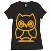 owl Ladies Fitted T-Shirt