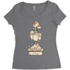shrine of the silver monkey Women's Triblend Scoop T-shirt