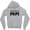dimelo papi nicky jam reggaeton regueton  black Zipper Hoodie