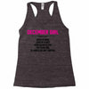 December Girl Hated By Many Racerback Tank