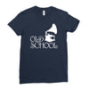 old school Ladies Fitted T-Shirt