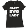 Crazy Dog Lady Ladies Fitted T-Shirt