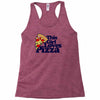 this girl loves pizza Racerback Tank