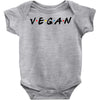 vegan friends tv show parody Baby Bodysuit