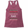 ugly christmas dad Racerback Tank