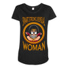 smart strong sensual woman Maternity Scoop Neck T-shirt