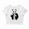 gangster panda Crop Top
