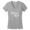 science bitch Women's V-Neck T-Shirt