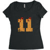 Eleven Waffle Women's Triblend Scoop T-shirt
