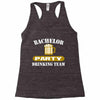 bachelor party drinking team wedding groomsmen bridal funny Racerback Tank