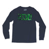 santa green glitter Long Sleeve Shirts