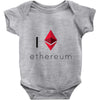 I Love Ethereum Baby Onesie