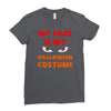 my face is my halloween Ladies Fitted T-Shirt