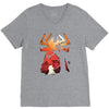 the great battle V-Neck Tee