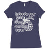 nobody ever got sick from smoking tyres Ladies Fitted T-Shirt