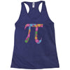 spring pi tshirts  flowery colorful pi day gifts Racerback Tank