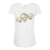 albert einstein Maternity Scoop Neck T-shirt