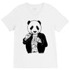 gangster panda V-Neck Tee