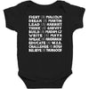 dare to dream Baby Bodysuit