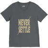 never settle V-Neck Tee