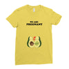 We Are Pregnant Ladies Fitted T-Shirt