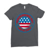 usa fourth of july Ladies Fitted T-Shirt
