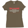 Free Orgasm Coupon Ladies Fitted T-Shirt