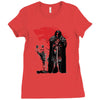 the king and the white wol Ladies Fitted T-Shirt
