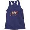 Floral Baby Bear Racerback Tank