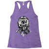 skull pilot Racerback Tank