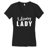 library lady Women's V-Neck T-Shirt