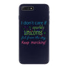 marching band i dont care if sparkly unicorns iPhone 7 Plus Case