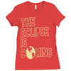 the eclipse is coming Ladies Fitted T-Shirt
