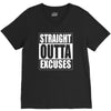 straight outta excuses V-Neck Tee