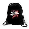 happy 4th of july Drawstring Bags