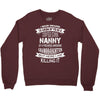 Super Cool Nanny Of A Freaking Awesome Granddaughter Crewneck Sweatshirt