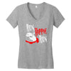 run hippie run Women's V-Neck T-Shirt