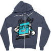 reading is awesome Zipper Hoodie