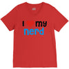 i love my nerd V-Neck Tee