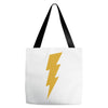 lightning bolt camera flash Tote Bags