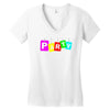 front Women's V-Neck T-Shirt