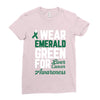i wear emerald green for liver cancer awareness Ladies Fitted T-Shirt