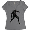 black panther Women's Triblend Scoop T-shirt