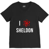 i heart sheldon V-Neck Tee