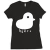 bjork duck diva indie rock band singer Ladies Fitted T-Shirt