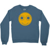 funny smiley face Crewneck Sweatshirt
