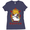 Super Saiyan Goku DBZ Ladies Fitted T-Shirt