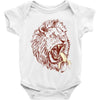 banana eating lion Baby Onesie