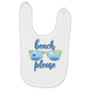 Beach Please Baby Bibs