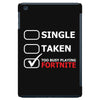 too busy playing fortnite White Logo iPad Mini